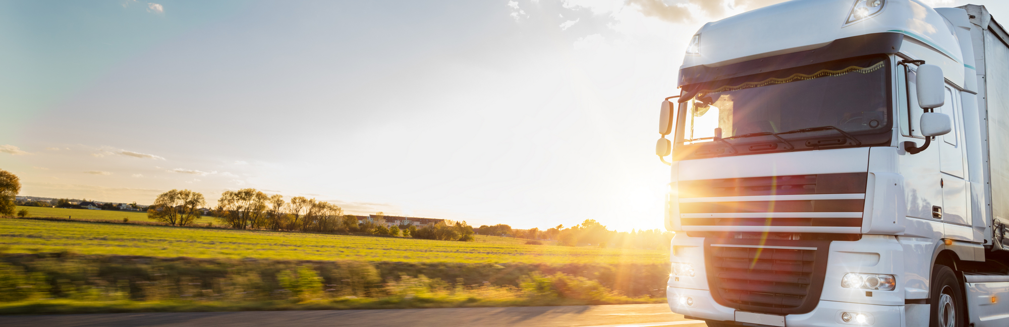 LKW mit Landschaft