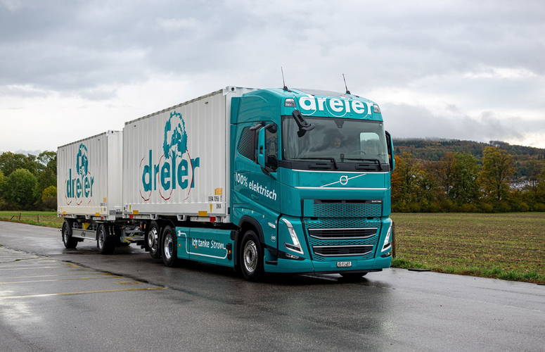 dreier e lkw volvo 2025 nachhaltigkeit
