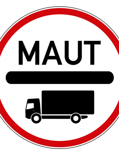 Illustration-Verkehrsschild-Maut